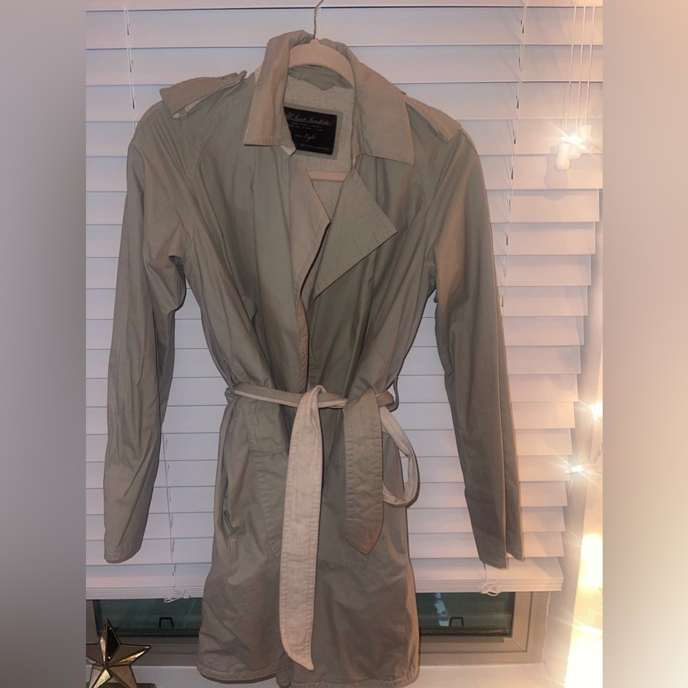 AllSaints Trench Coat Size 8